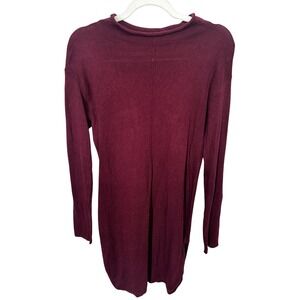 The Limited Maroon Long-Sleeved Basic Sweater Dress Women's Size Small